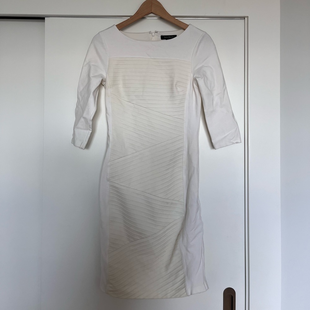 White and Off White Dress